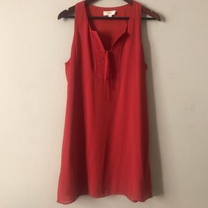LOST APRIL Drapey Red Tunic